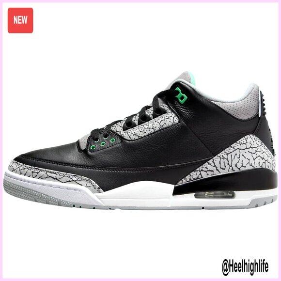 Retro Athletic Sneakers Classic Basketball Shoes Men\'s Size 7 Black Leather main image 4